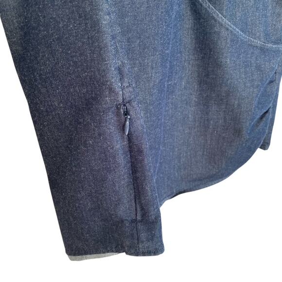 Toad&Co Navy Blue V-Neck Sleeveless Top - Small - Picture 5 of 5